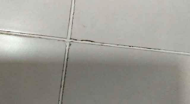 瓷磚不做美縫，導(dǎo)致黑邊效果